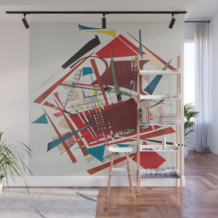 The House- Modern Abstract  Wall Mural