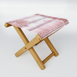 amber industrial red patina Folding Stool