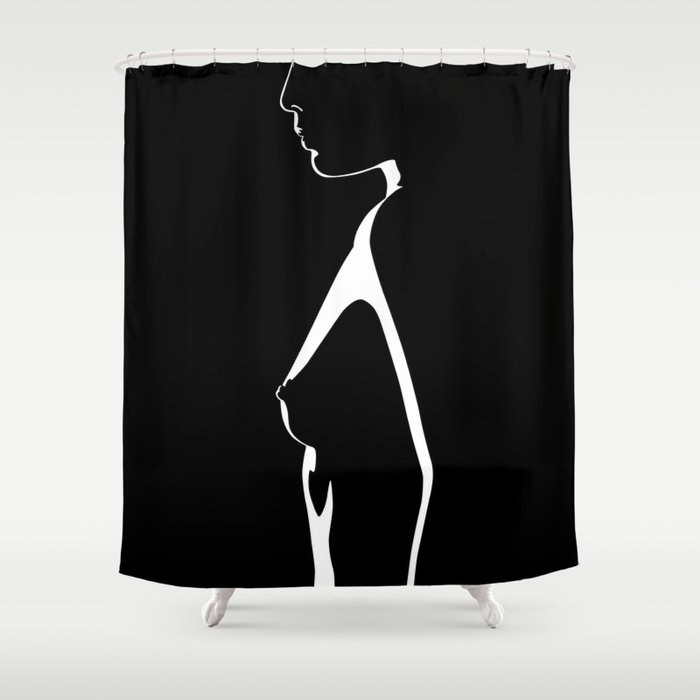 Get Naked Shower Curtain w/ Hooks Sexy Girl Undressing Bathroom Accessory  Sets