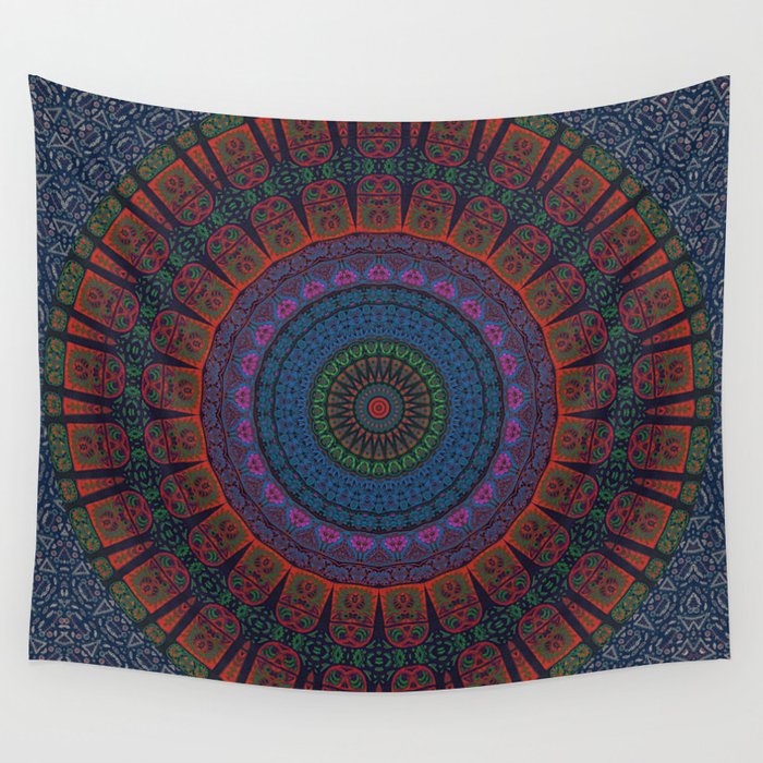 Night Garden | Indian Mandala Wall Tapestry