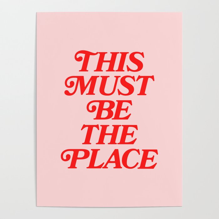 This Must Be The Place Poster