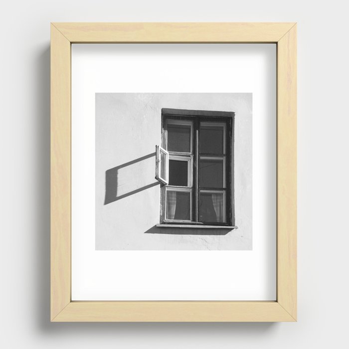 BLACK AND WHITE 5 Recessed Framed Print