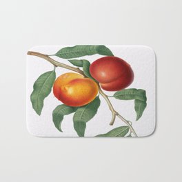 Vintage Italy Walnut Fruit Painting By Giorgio Gallesio ,Kitchen,Garden,Botanical,plant,tree,nature,fresh,refreshing,travel, Bath Mat