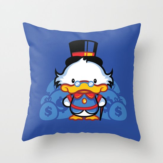 Hello Scroogie Throw Pillow