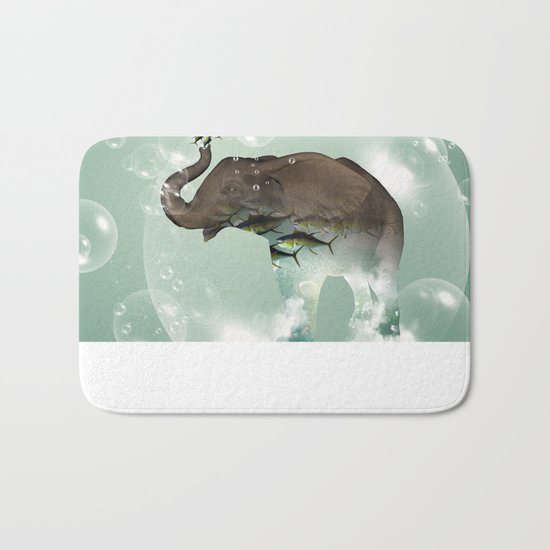 Cute elephant Bath Mat