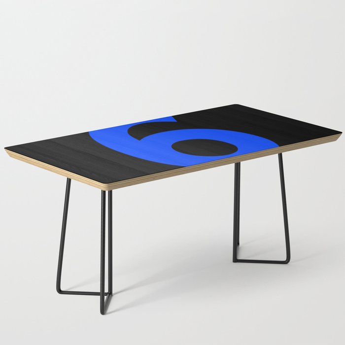 Number 6 (Blue & Black) Coffee Table