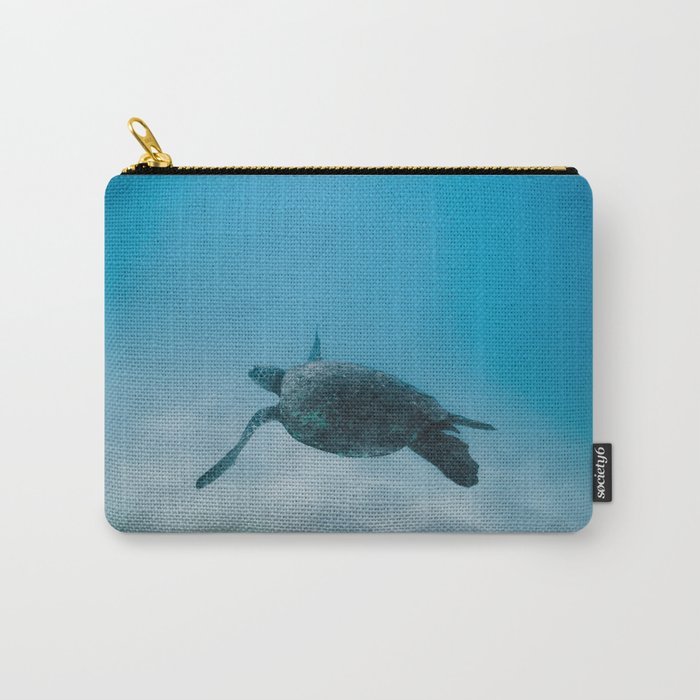 Turtle In The Sea Carry-All Pouch