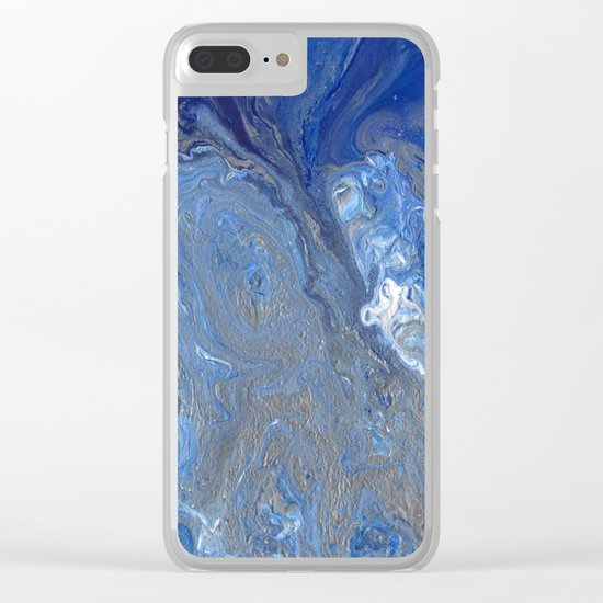 River of Silver Blues Clear iPhone Case