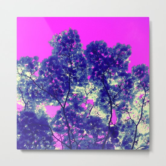 blue tree VII Metal Print