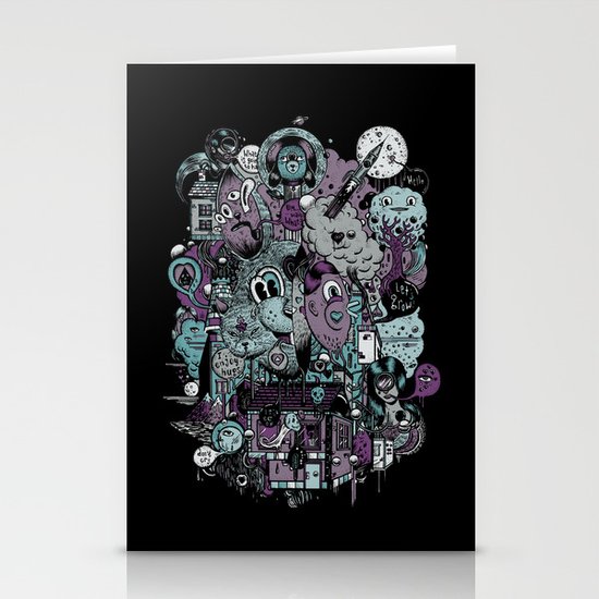 Supernature In The City Of Poison Syrup And Hope Candy Stationery Cards
