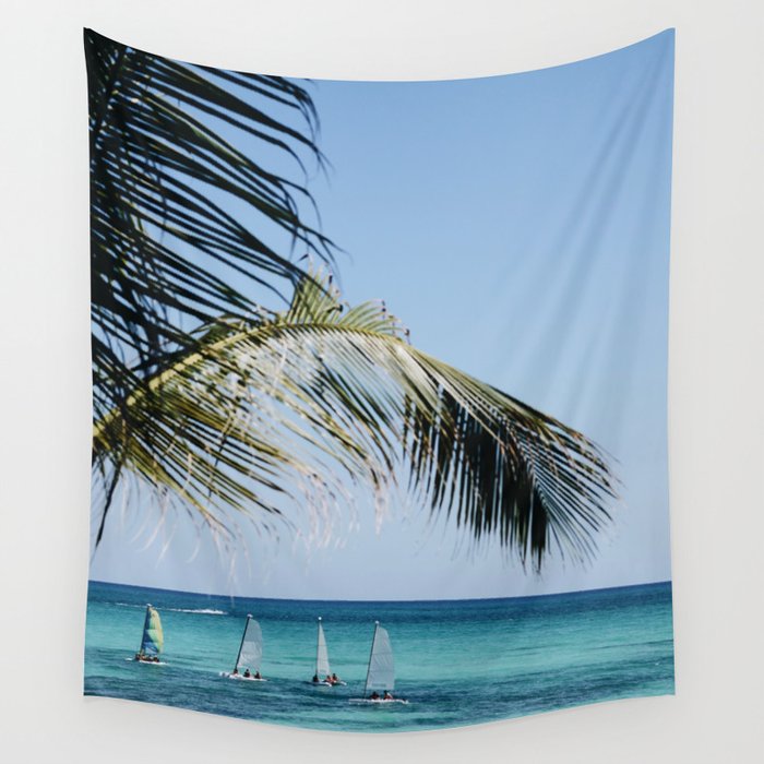 Palm Trees and Ocean Wall Tapestry