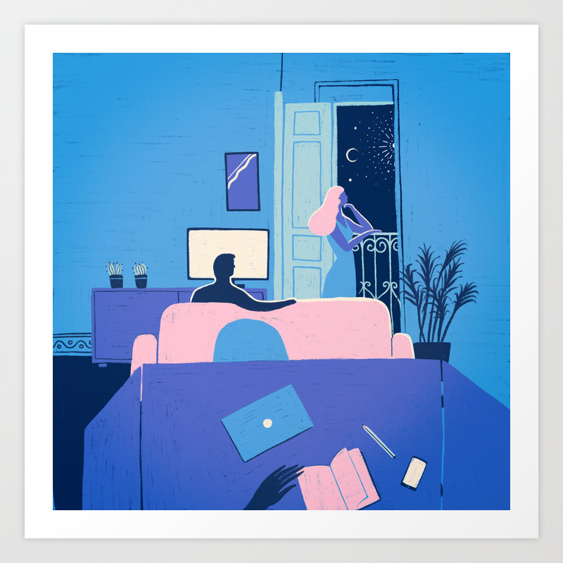 Bonfire Night Art Print By Estdubois Society6