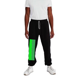 Neon Green Stained Glass Modern Sprinkled Collection Sweatpants