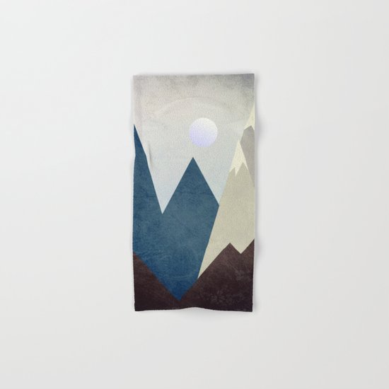 The Moon Over The Mountains Hand & Bath Towel