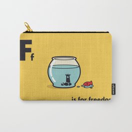 F is for freedom - the irony Carry-All Pouch