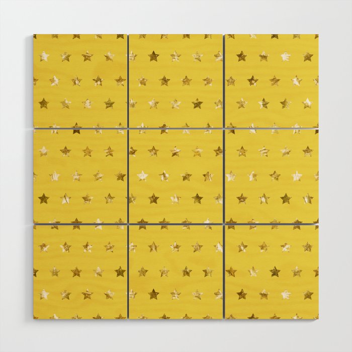 spring lemon / leon pattern Wood Wall Art
