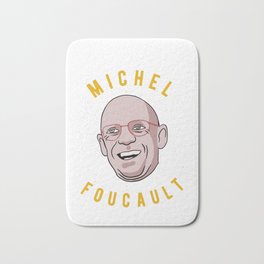 Michel Foucault Philosophy Bath Mat | Punsaboutcommunism, Philosophy, Metaphysica, Drawing, Camus, Sartre, Deleuze, Adorno, Philosoraptor, Existentialist 