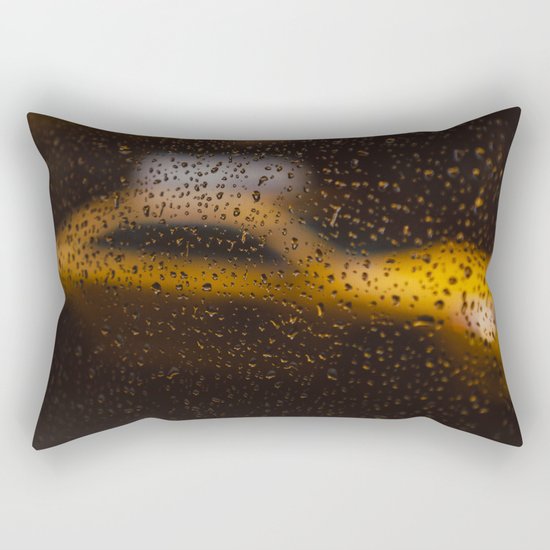 Rainy New York Rectangular Pillow
