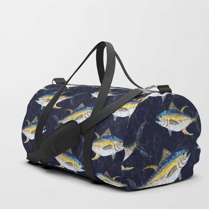 Yellowfin Tuna Pattern Duffle Bag