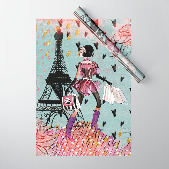 Paris outlet wrapping paper
