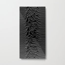 The Pulsar Waves Metal Print | Music, Cover, Beam, Energy, Graphicdesign, Radio, Electromagnetic, Star, Abstract, Wave 