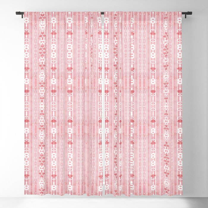 Mini Pretty Pink Patterns Blackout Curtain