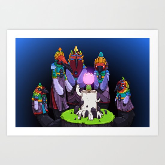 Shadow Puppets Art Print