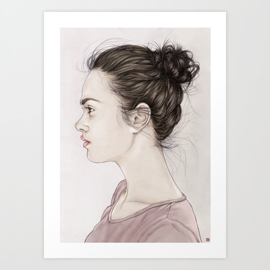 GIRL Art Print