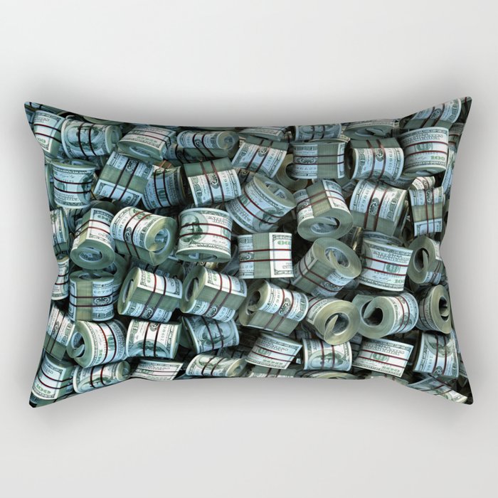 Money Money Money Rectangular Pillow