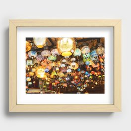 Turkish Lamps - Istanbul, Turkey Recessed Framed Print
