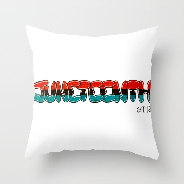 Juneteenth Throw Pillow