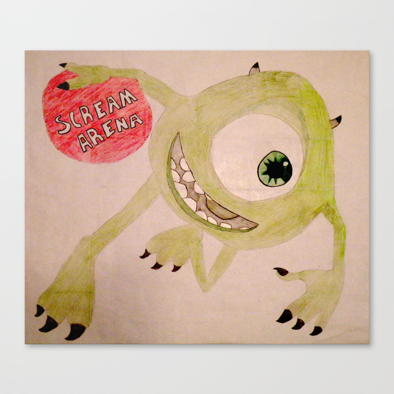 Mike Wazowski Canvas Print By Ericaroby Society6