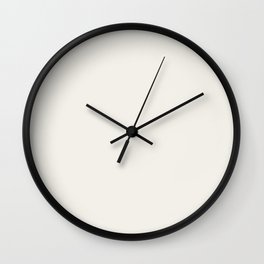 Off White Solid Color Pairs PPG Cotton Tail PPG0998-1 - All One Single Shade Hue Colour Wall Clock