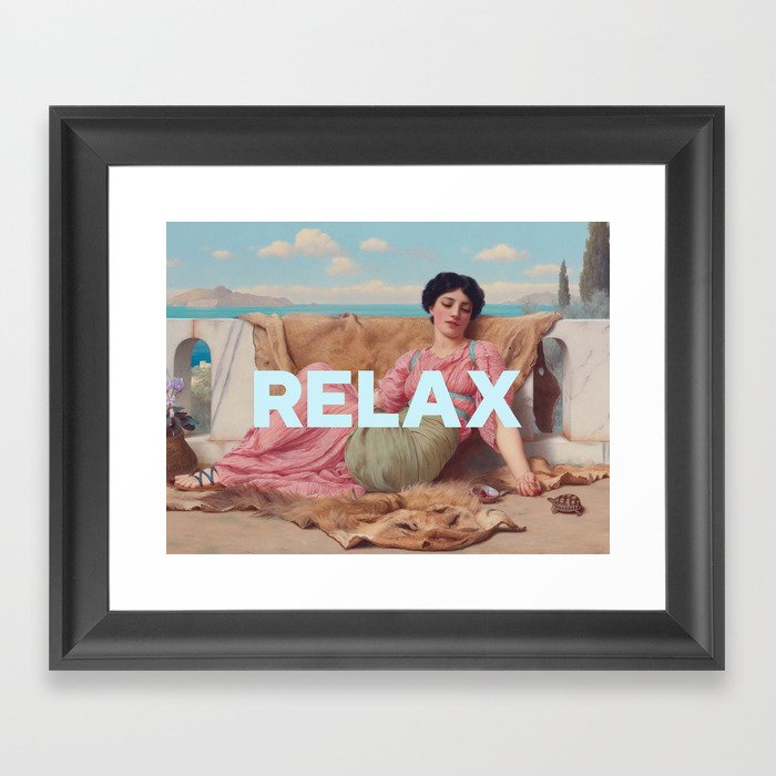 Relax Framed Art Print