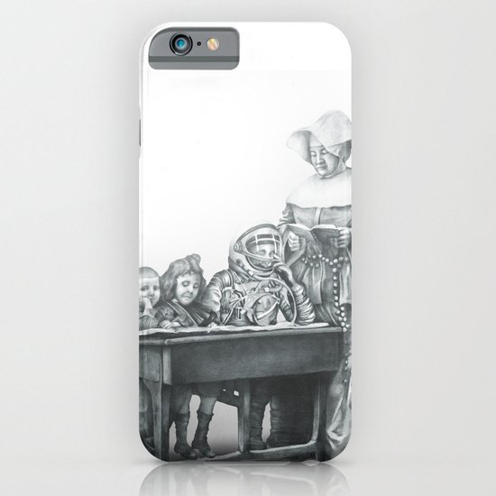 In which a cosmonaut is rendered quizzical iPhone & iPod Case