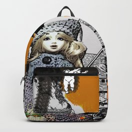 victorian halloween collage Backpack