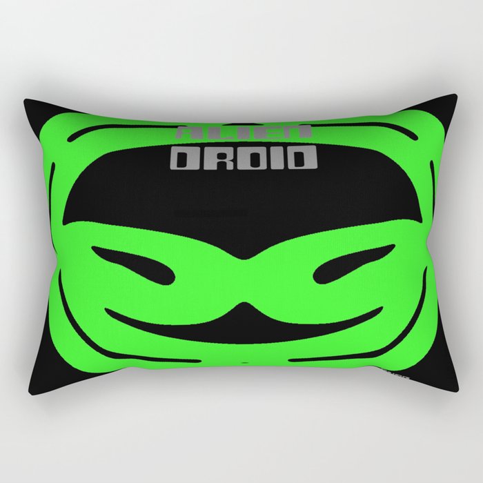 2KSD Alien Droid One Rectangular Pillow