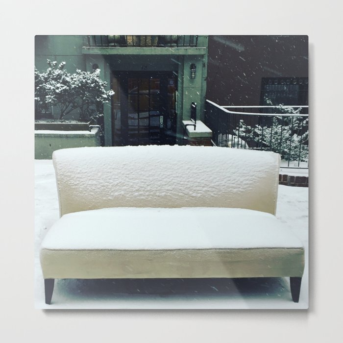 The Cool Couch on the Upper West Side Metal Print