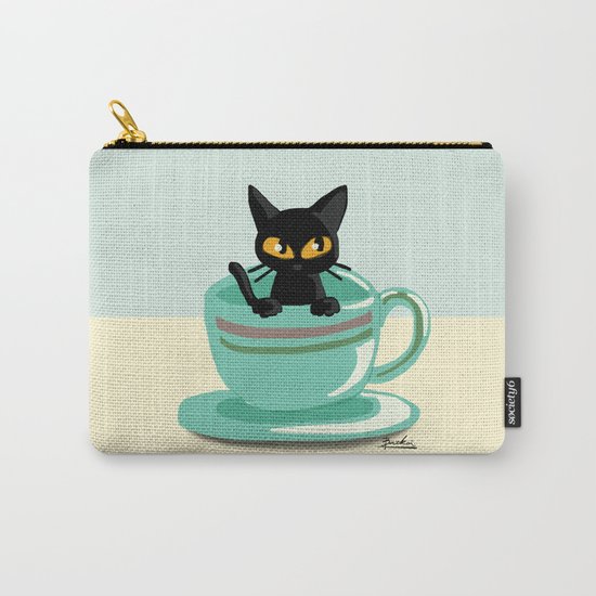 Cat in the cup Carry-All Pouch