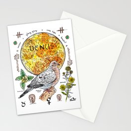 Venus Dove Stationery Card