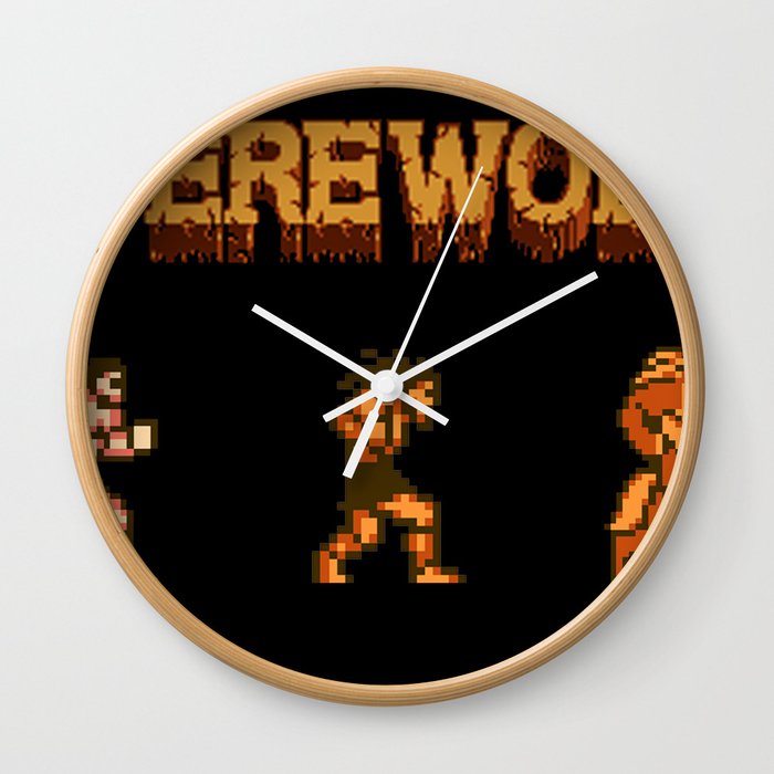 Unleash the beast- werewolf tribute Wall Clock