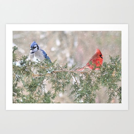 You Stay on Your Side and... Art Print