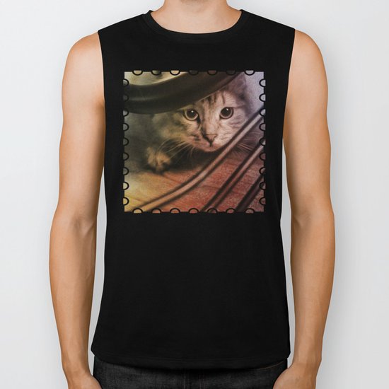 Crouching Kitty Biker Tank