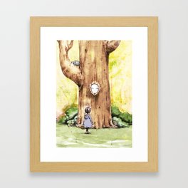 A Curious Quercus Framed Art Print