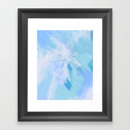 Endless Blue Abstract  Framed Art Print