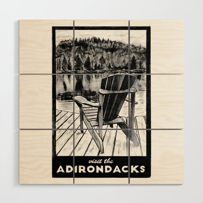 The Chair Original Adirondack Art Adirondacks Wall Art Decor