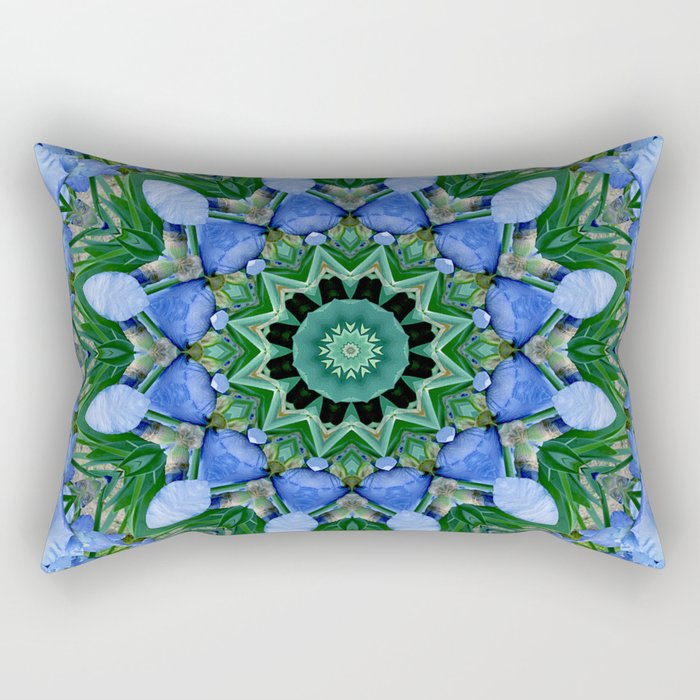 BlueIris2 Rectangular Pillow