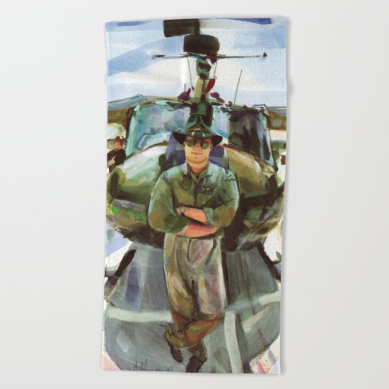 Semper Paratus Always There Always Ready Lt Luciw Of The R I Army National Guard Beach Towel By Williamheydt Society6