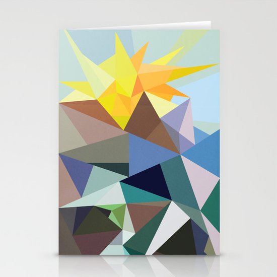 Geo-02 Stationery Cards