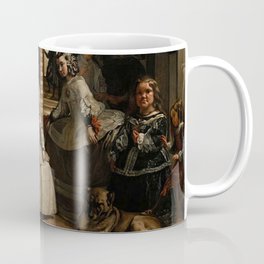 Las Meninas -  Diego Velázquez Coffee Mug | Oldpaintings, Princess, Littlegirl, Girl, Vintage, Velazqez, Lasmeninas, Graphicdesign, Dress 